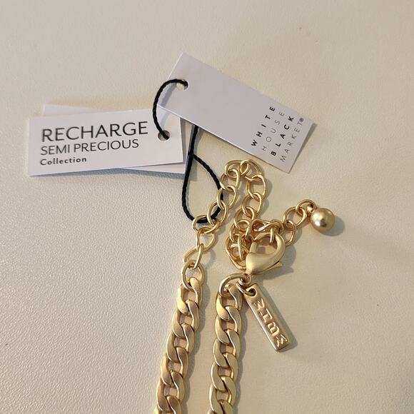 WHBM Recharge Beaded Necklace with Semi Precious Stones & Tassel New with tags - Picture 6 of 8